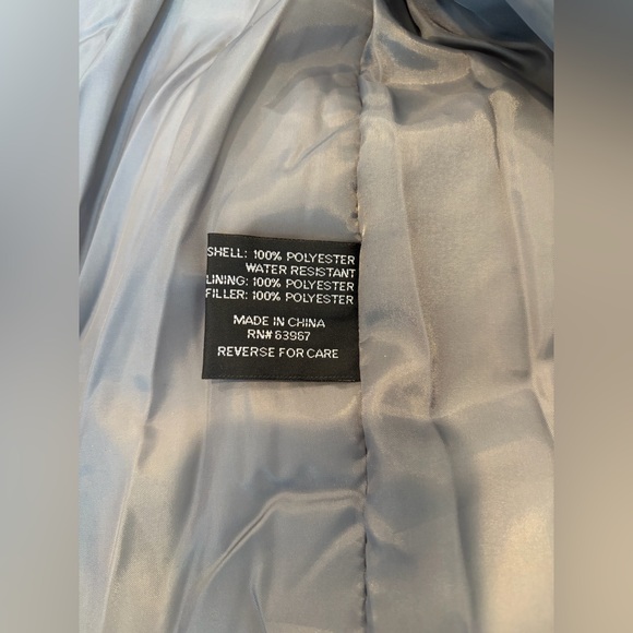 Men's Metallic Gray Puffer Jacket - Picture 7 of 13